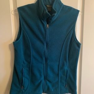 HUGE MOVING SALE!! Eddie Bauer Zip Up Fleece Vest Large Teal